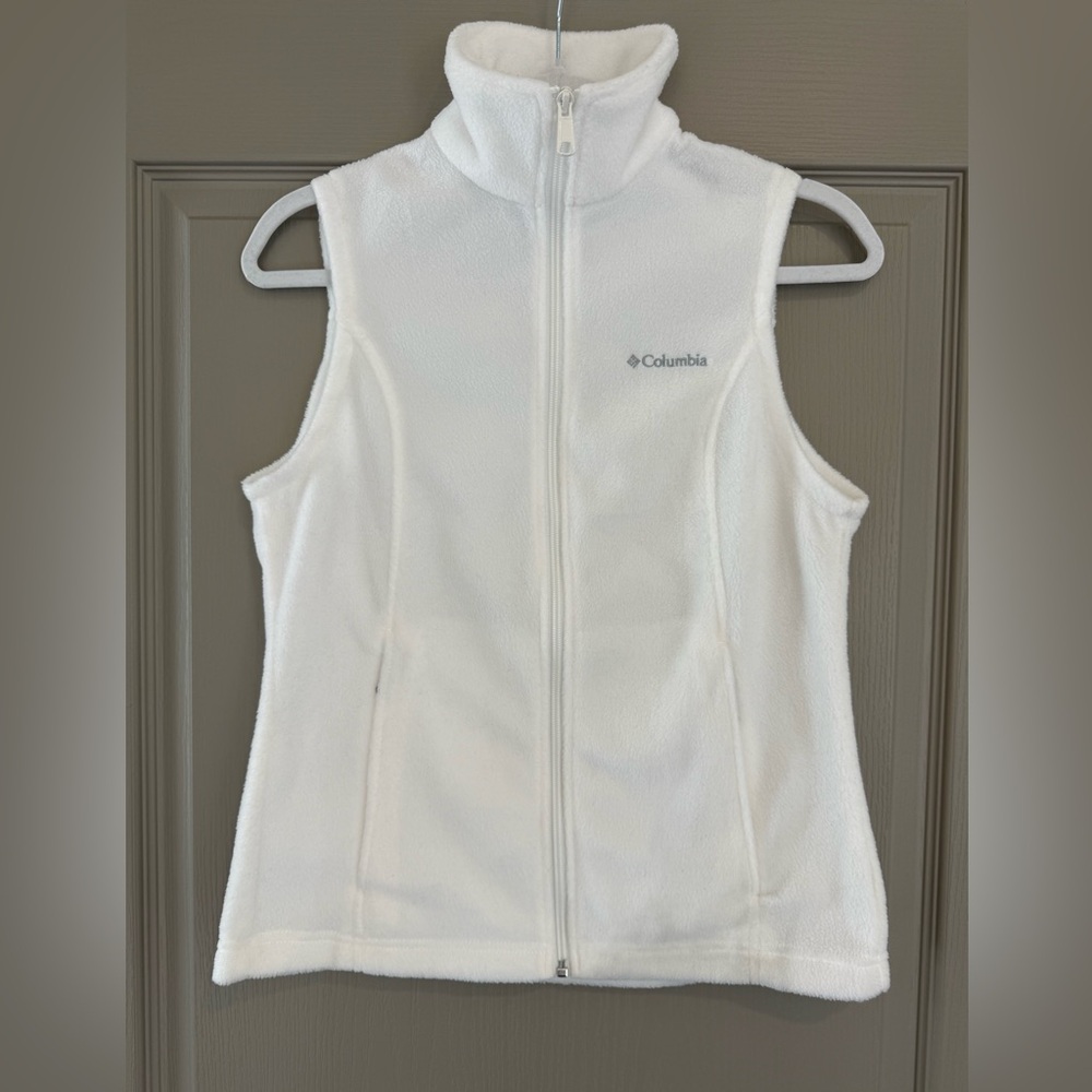 Columbia Cream Fleece Vest